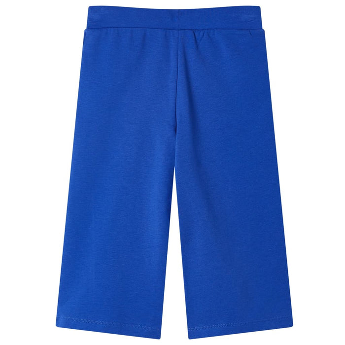 Pantaloni pentru copii cu picioare largi, albastru cobalt, 92 WALTI