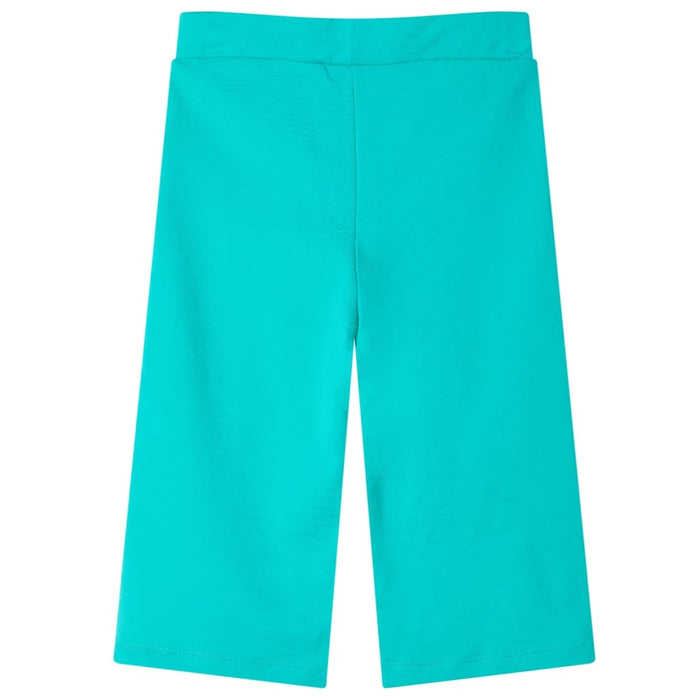 Pantaloni pentru copii cu picioare largi, verde mentă, 116 WALTI