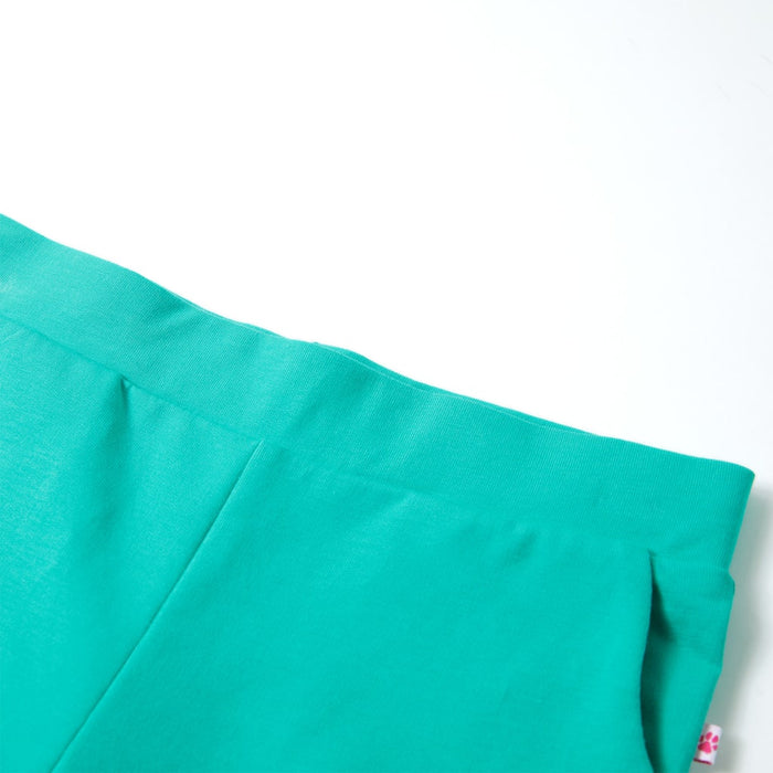 Pantaloni pentru copii cu picioare largi, verde mentă, 116 WALTI