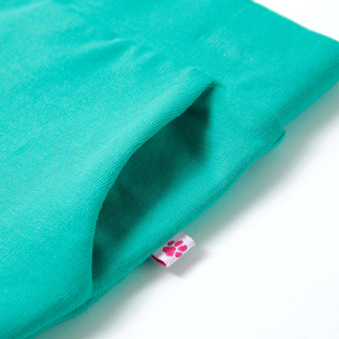 Pantaloni pentru copii cu picioare largi, verde mentă, 116 WALTI