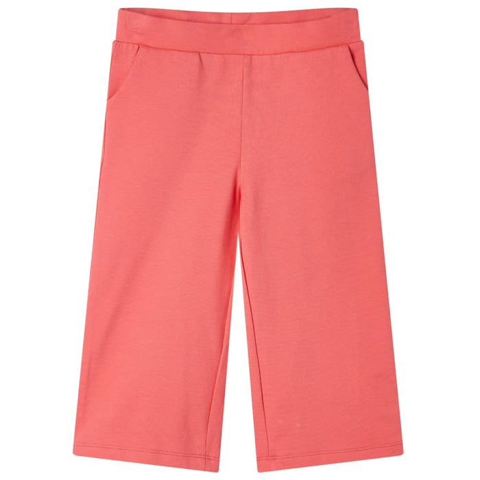 Pantaloni pentru copii cu picioare largi, corai, 92 WALTI