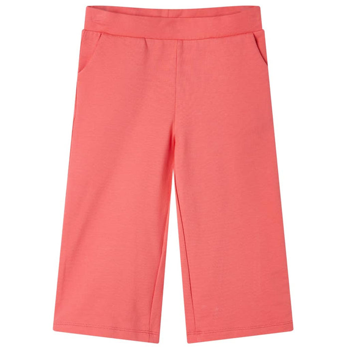 Pantaloni pentru copii cu picioare largi, corai, 116 WALTI