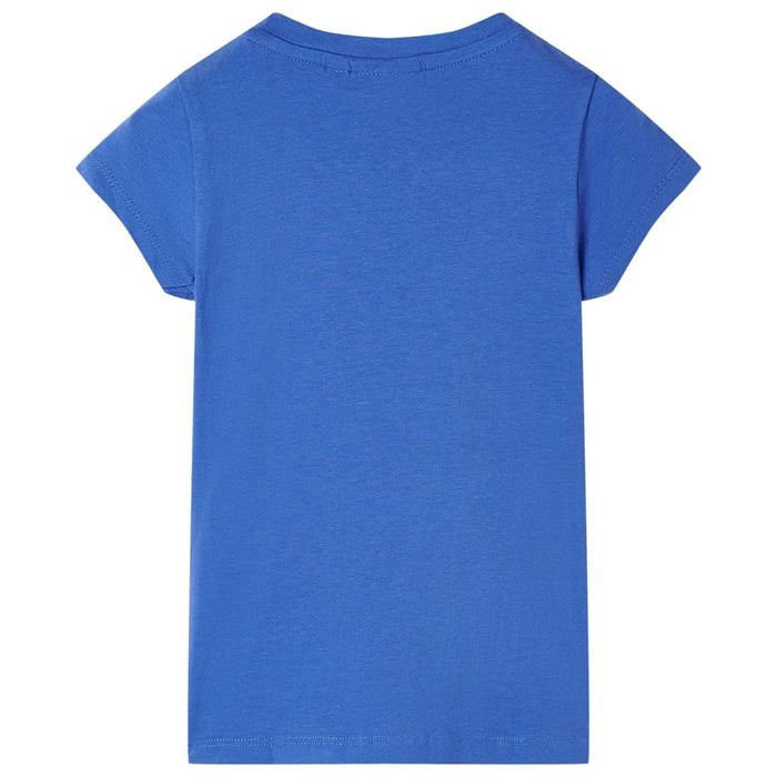 Tricou pentru copii, albastru cobalt, 92 - WALTI WALTI