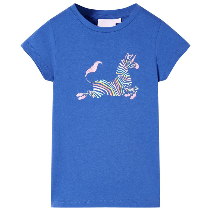Tricou pentru copii, albastru cobalt, 140 WALTI