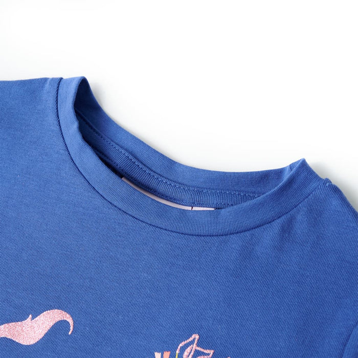 Tricou pentru copii, albastru cobalt, 140 WALTI