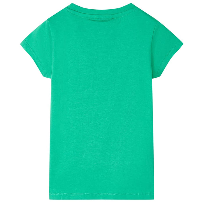 Tricou pentru copii, verde, 128 WALTI