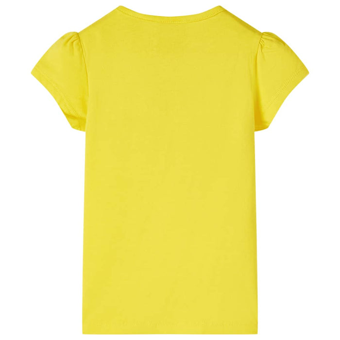 Tricou pentru copii, galben, 128 - WALTI WALTI