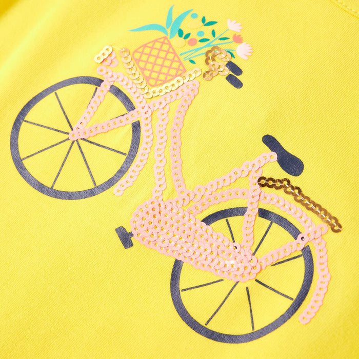 Tricou pentru copii, galben, 128 - WALTI WALTI