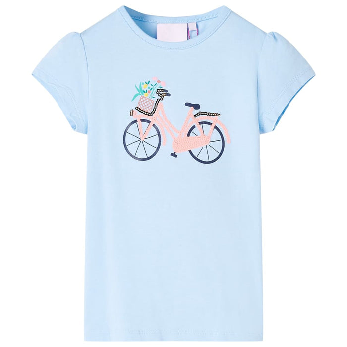Tricou pentru copii, albastru deschis, 92 WALTI