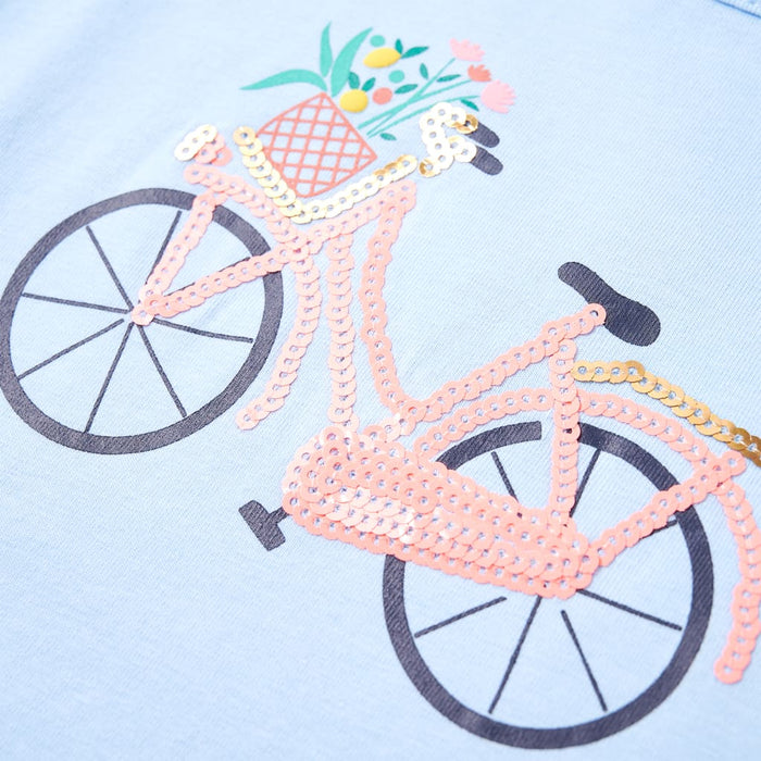 Tricou pentru copii, albastru deschis, 92 WALTI