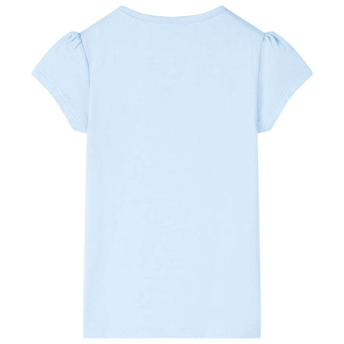 Tricou pentru copii, albastru deschis, 128 - WALTI WALTI