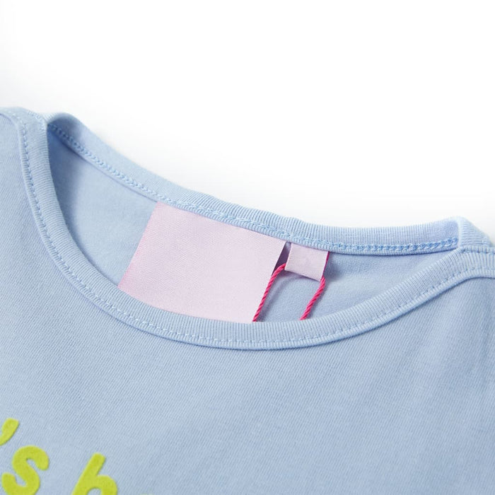 Tricou pentru copii, albastru deschis, 92 WALTI