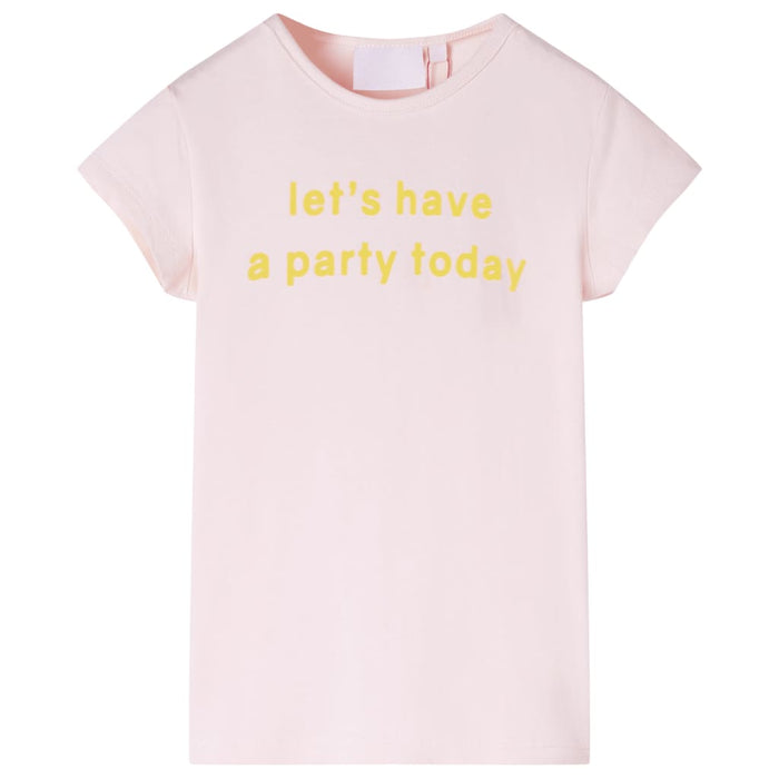 Tricou pentru copii, roz pal, 140 WALTI