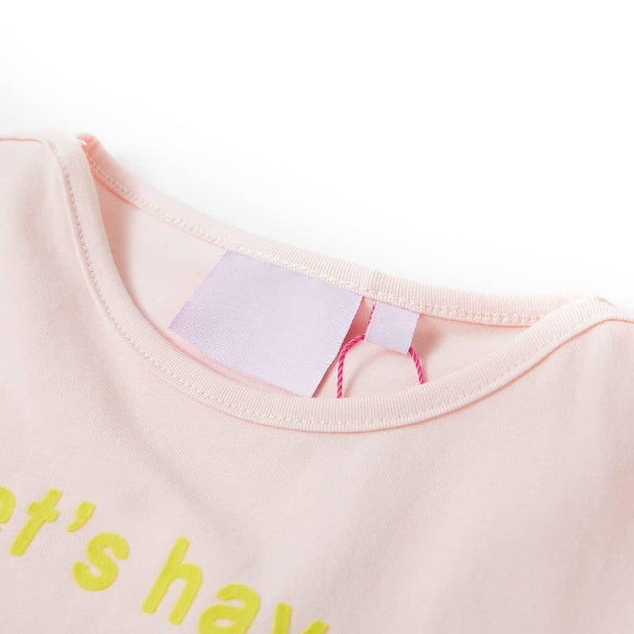 Tricou pentru copii, roz pal, 140 WALTI