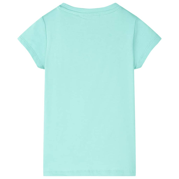 Tricou pentru copii, verde mentă deschis, 128 WALTI
