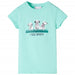 Tricou pentru copii, verde mentă deschis, 140 - WALTI WALTI