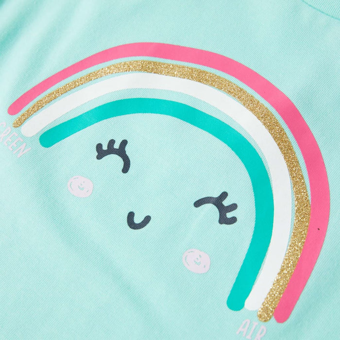 Tricou pentru copii, verde mentă deschis, 116 - WALTI WALTI