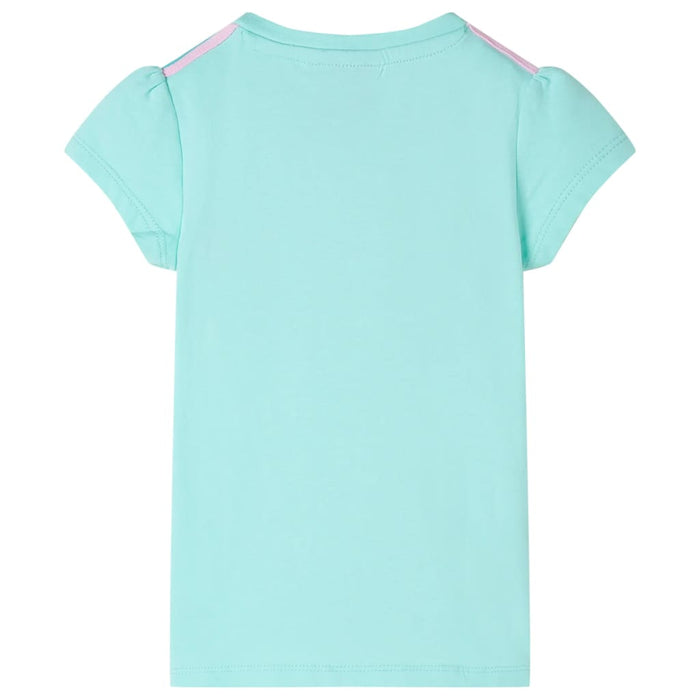 Tricou pentru copii, verde mentă deschis, 140 - WALTI WALTI