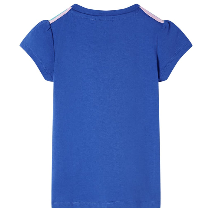 Tricou pentru copii, albastru cobalt, 116 - WALTI WALTI