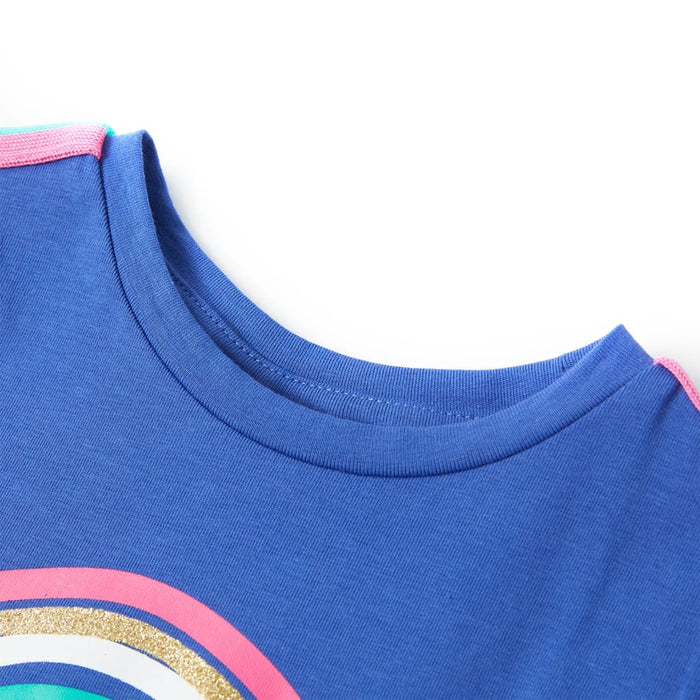 Tricou pentru copii, albastru cobalt, 116 - WALTI WALTI