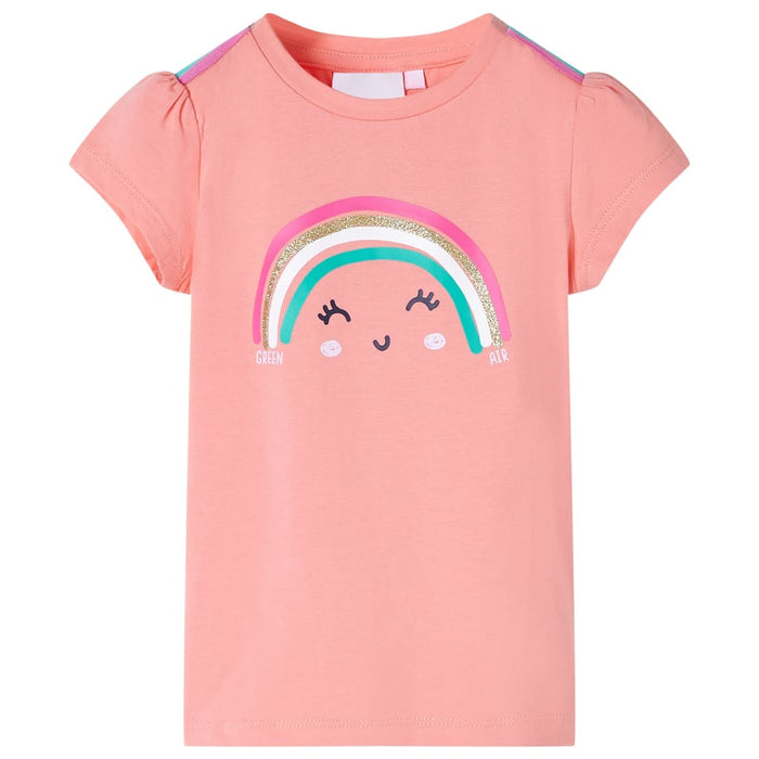 Tricou pentru copii, corai deschis, 104 - WALTI WALTI