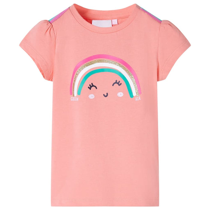 Tricou pentru copii, corai deschis, 116 - WALTI WALTI