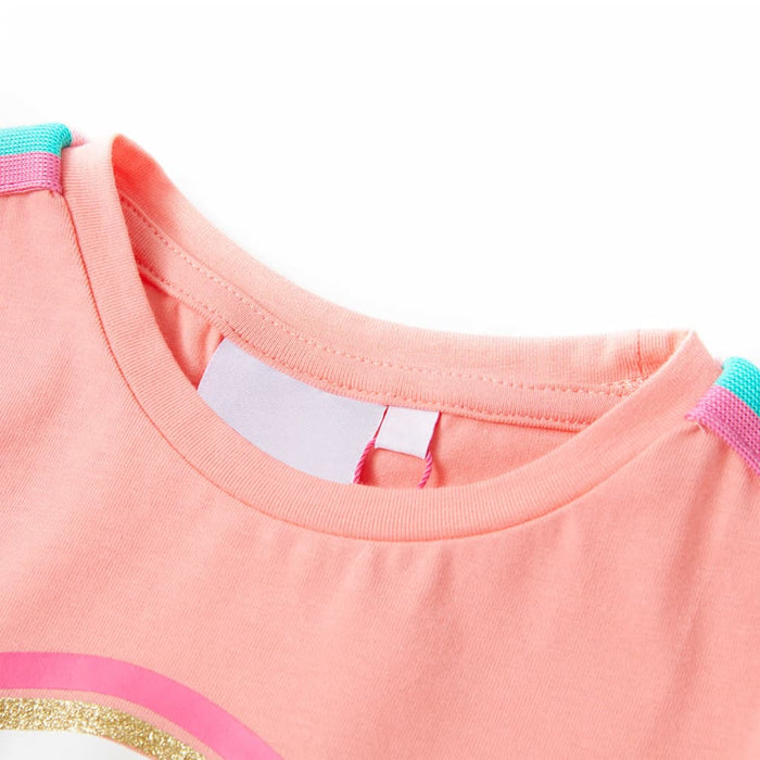 Tricou pentru copii, corai deschis, 116 - WALTI WALTI