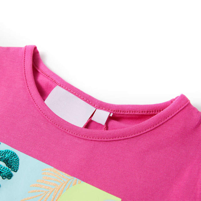 Tricou pentru copii, roz închis, 140 WALTI