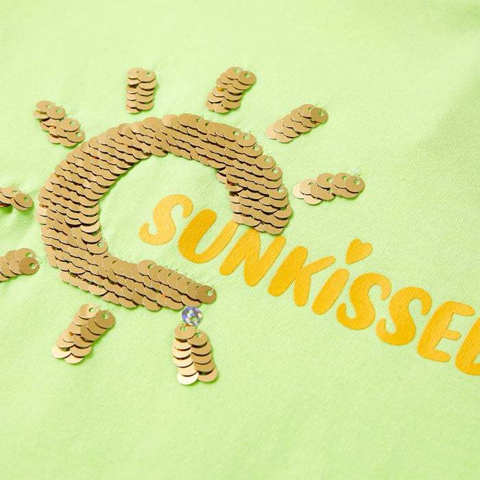 Tricou pentru copii, galben neon, 104 - WALTI WALTI