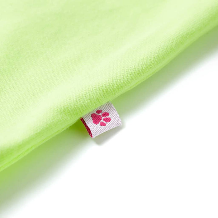 Tricou pentru copii, galben neon, 116 - WALTI WALTI