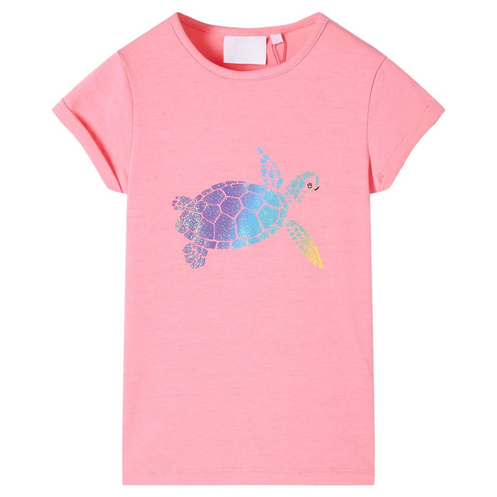Tricou de copii, roz aprins, 128 - WALTI WALTI