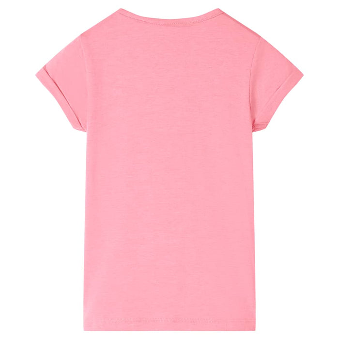 Tricou de copii, roz aprins, 128 - WALTI WALTI