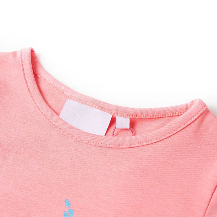 Tricou de copii, roz aprins, 128 - WALTI WALTI