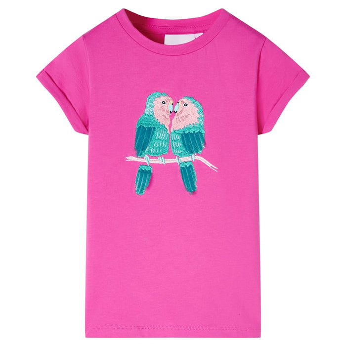 Tricou pentru copii, roz închis, 128 - WALTI WALTI