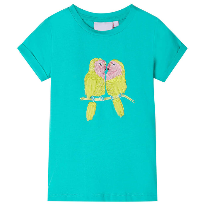 Tricou pentru copii, verde mentă, 116 WALTI