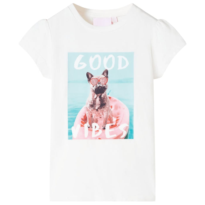Tricou pentru copii, alb, 116 WALTI