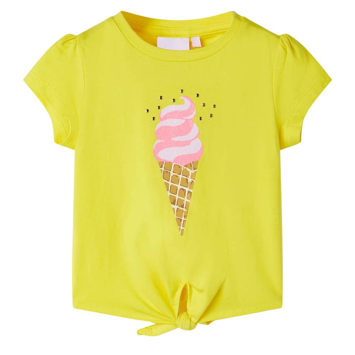 Tricou pentru copii, galben, 92 WALTI