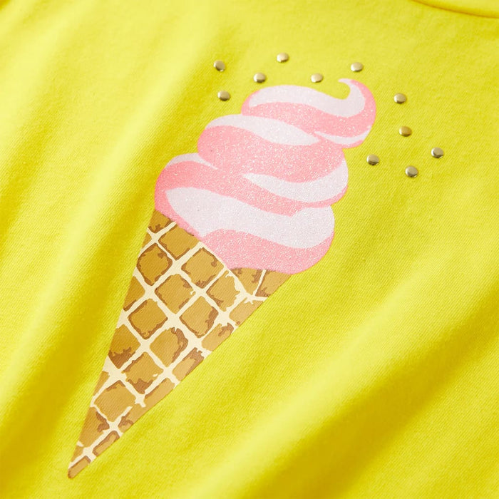 Tricou pentru copii, galben, 116 - WALTI WALTI