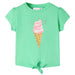 Tricou pentru copii, verde deschis, 128 - WALTI WALTI