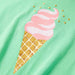 Tricou pentru copii, verde deschis, 128 - WALTI WALTI