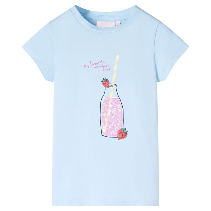 Tricou pentru copii, albastru pal, 92 WALTI