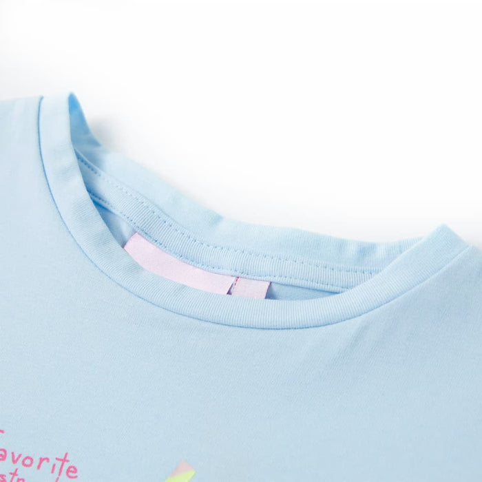 Tricou pentru copii, albastru pal, 92 WALTI