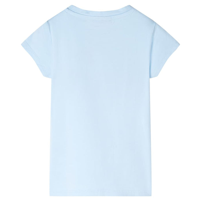 Tricou pentru copii, albastru pal, 128 - WALTI WALTI