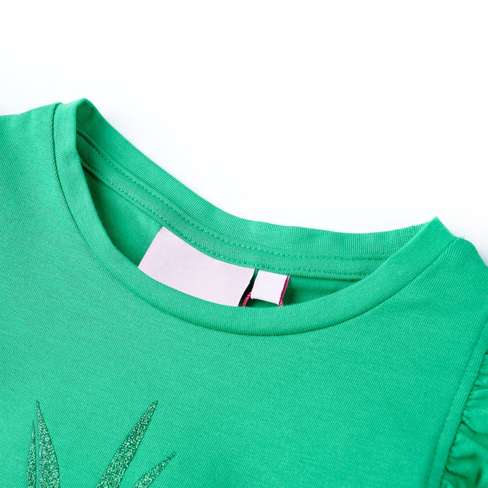 Tricou pentru copii, verde, 116 - WALTI WALTI