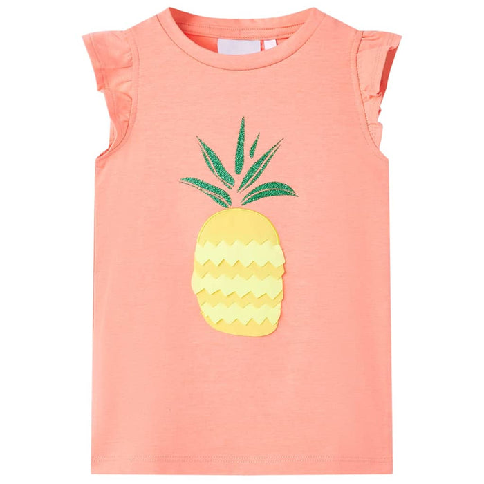 Tricou pentru copii, corai neon, 116 - WALTI WALTI