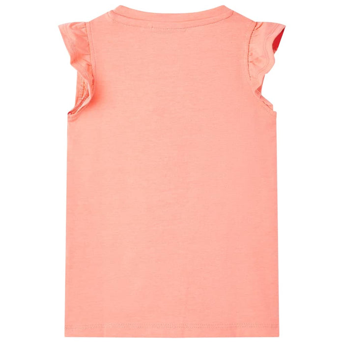 Tricou pentru copii, corai neon, 140 WALTI