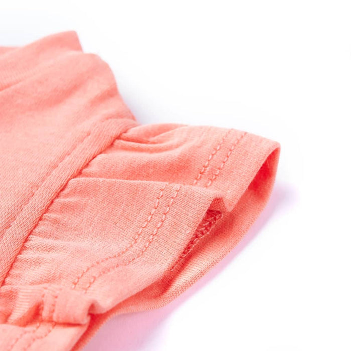 Tricou pentru copii, corai neon, 140 WALTI
