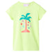 Tricou pentru copii, galben neon, 116 - WALTI WALTI