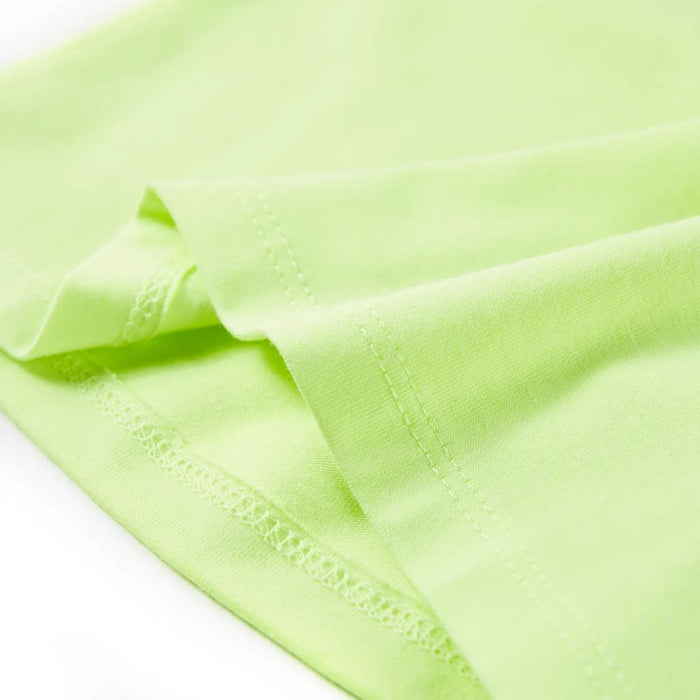 Tricou pentru copii, galben neon, 128 WALTI