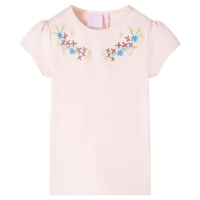 Tricou pentru copii, roz pal, 116 WALTI